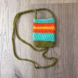 Mini Crochet Bag (Green, Orange, Teal, Yellow)
